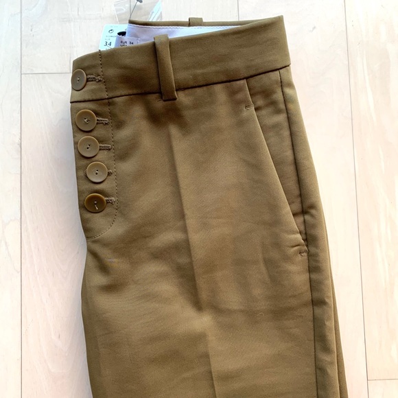 Mango Brown Khaki Pants Size 2 - Picture 4 of 4